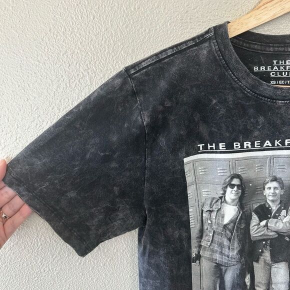 The Breakfast Club Graphic Acid Wash Cotton Screen Tee Size XS - Picture 3 of 5